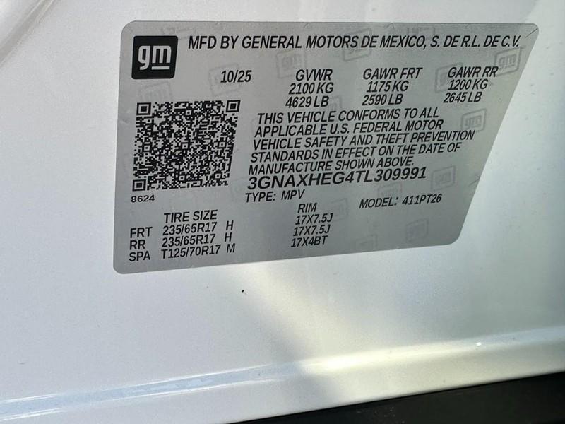 new 2026 Chevrolet Equinox car, priced at $31,900