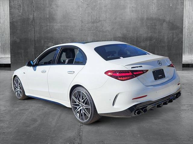 new 2025 Mercedes-Benz AMG C 43 car, priced at $69,495