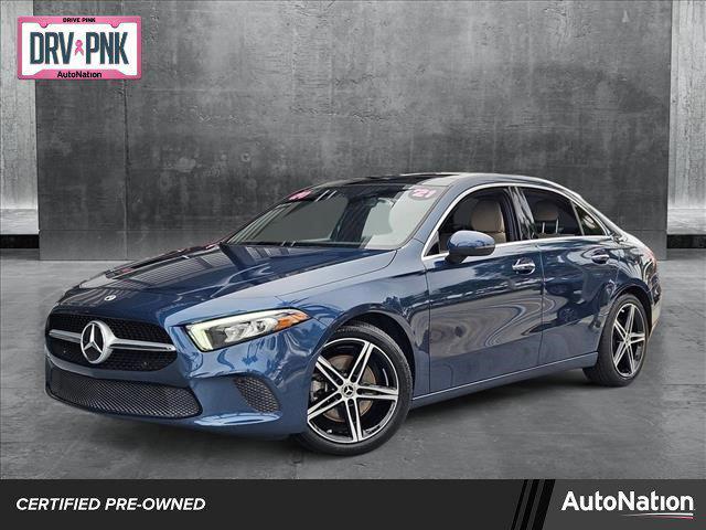 used 2021 Mercedes-Benz A-Class car, priced at $24,155