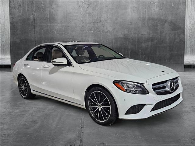 used 2021 Mercedes-Benz C-Class car, priced at $27,495