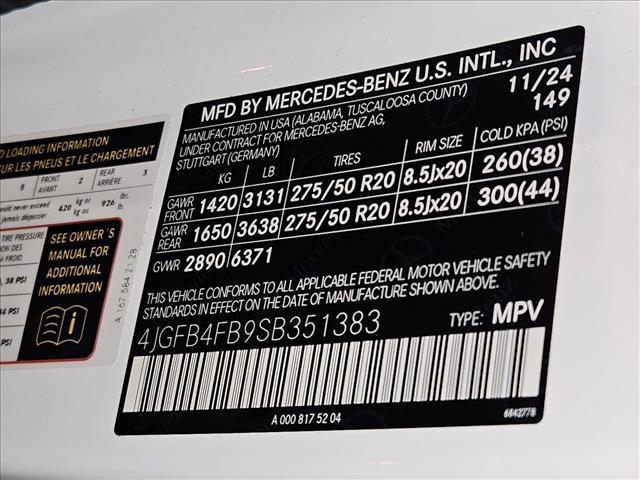 new 2025 Mercedes-Benz GLE 350 car, priced at $70,315