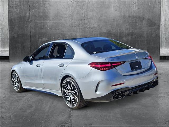 new 2025 Mercedes-Benz AMG C 43 car, priced at $68,710