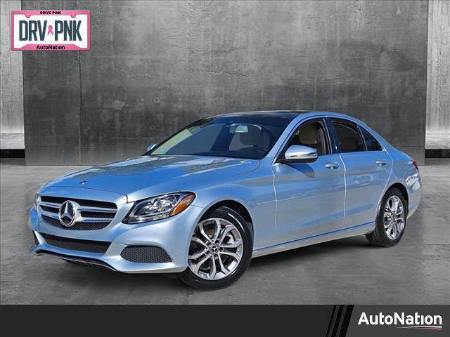 used 2018 Mercedes-Benz C-Class car, priced at $17,495