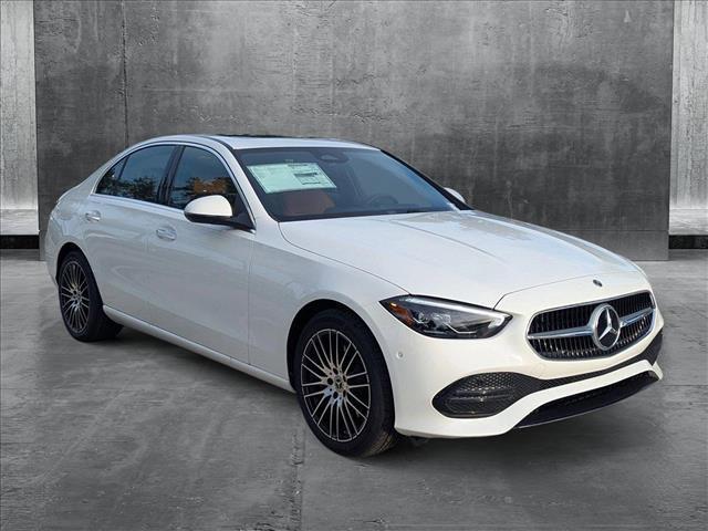 new 2025 Mercedes-Benz C-Class car, priced at $49,600