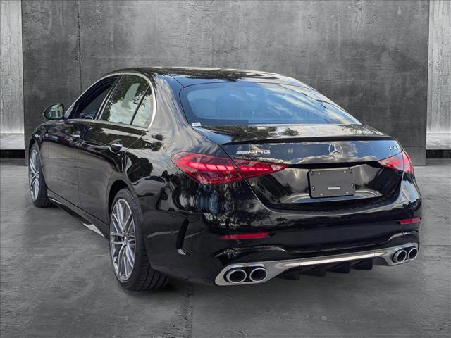 new 2025 Mercedes-Benz AMG C 43 car, priced at $67,065