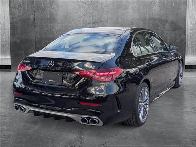 new 2025 Mercedes-Benz AMG C 43 car, priced at $67,065