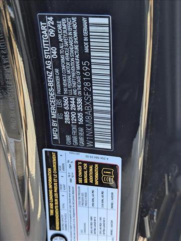 new 2025 Mercedes-Benz AMG GLC 63 car, priced at $89,150