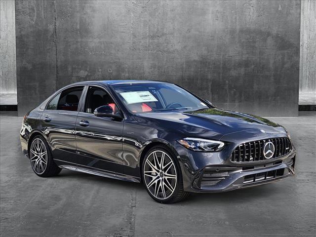 new 2025 Mercedes-Benz AMG C 43 car, priced at $72,290