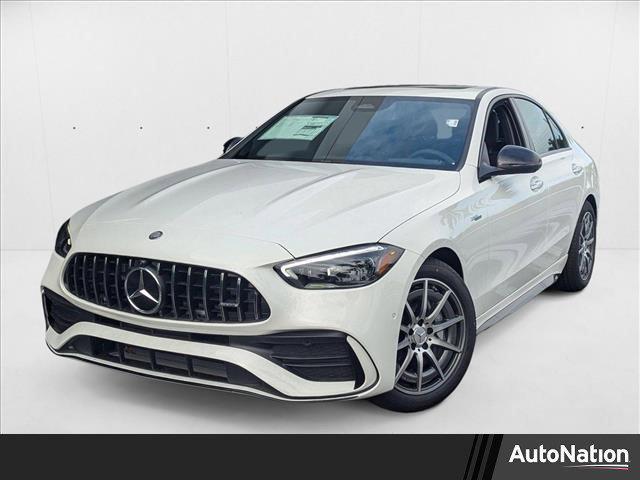 new 2025 Mercedes-Benz AMG C 43 car, priced at $68,085