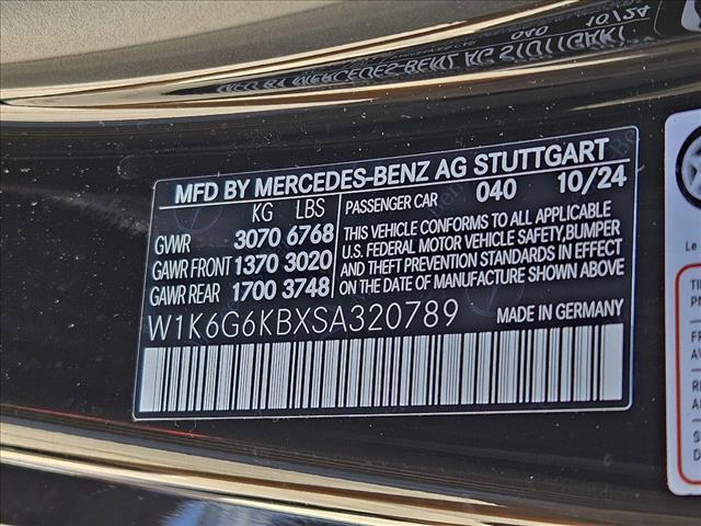 new 2025 Mercedes-Benz S-Class car, priced at $137,505