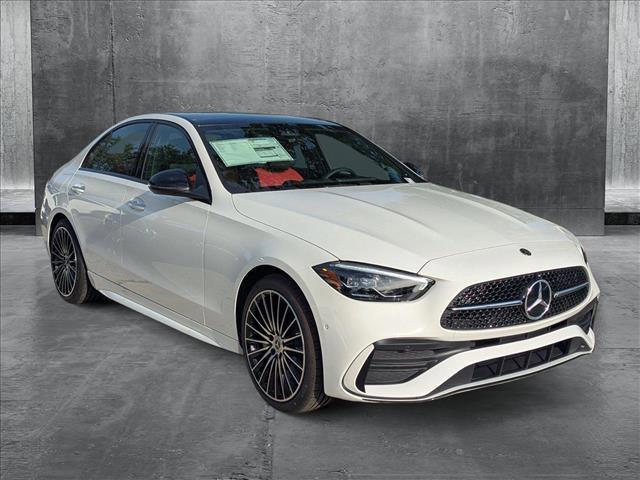 new 2025 Mercedes-Benz C-Class car, priced at $57,390
