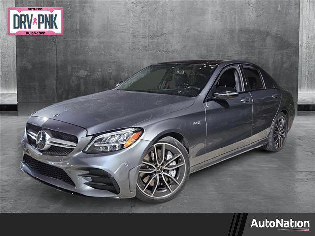 used 2019 Mercedes-Benz AMG C 43 car, priced at $30,995