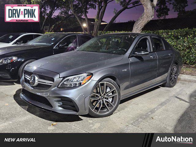 used 2019 Mercedes-Benz AMG C 43 car, priced at $32,495