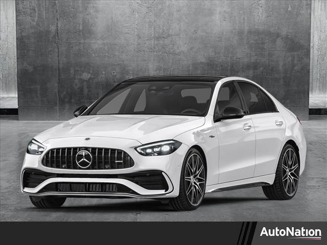 new 2025 Mercedes-Benz AMG C 43 car, priced at $67,300
