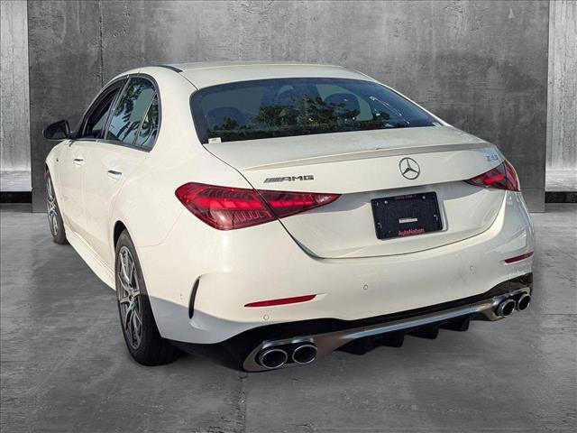 new 2025 Mercedes-Benz AMG C 43 car, priced at $67,300