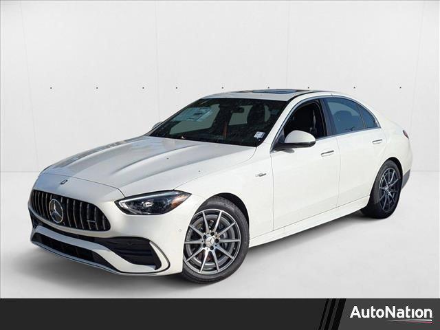 new 2025 Mercedes-Benz AMG C 43 car, priced at $67,300