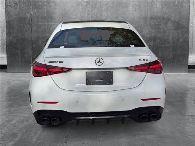 new 2025 Mercedes-Benz AMG C 43 car, priced at $71,105