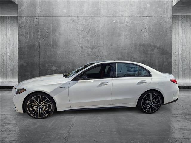 new 2025 Mercedes-Benz AMG C 43 car, priced at $71,105