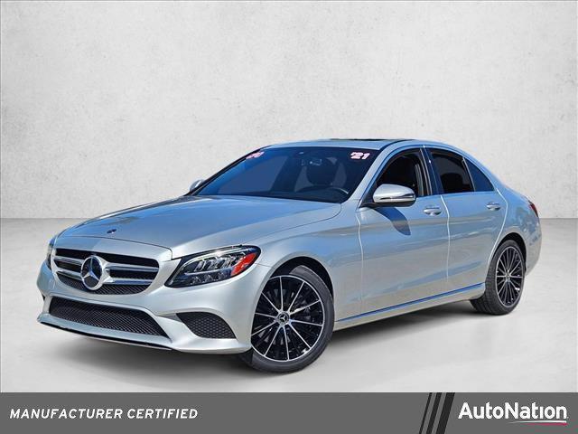 used 2021 Mercedes-Benz C-Class car, priced at $26,995