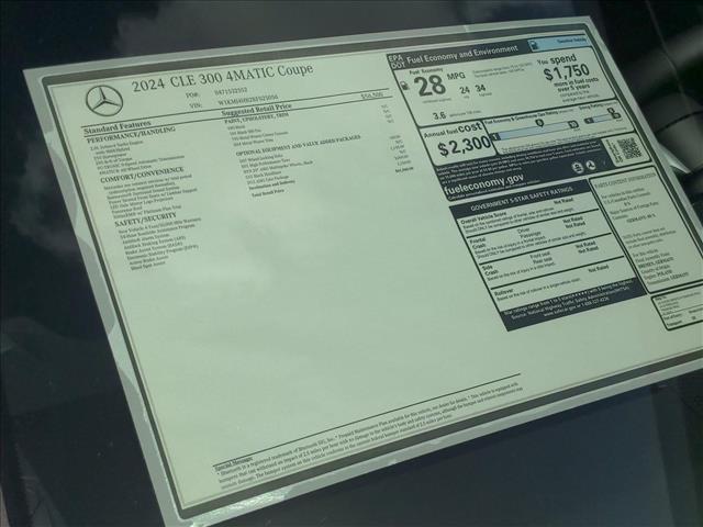 new 2024 Mercedes-Benz CLE 300 car, priced at $61,960