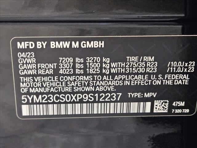 used 2023 BMW XM car, priced at $89,995