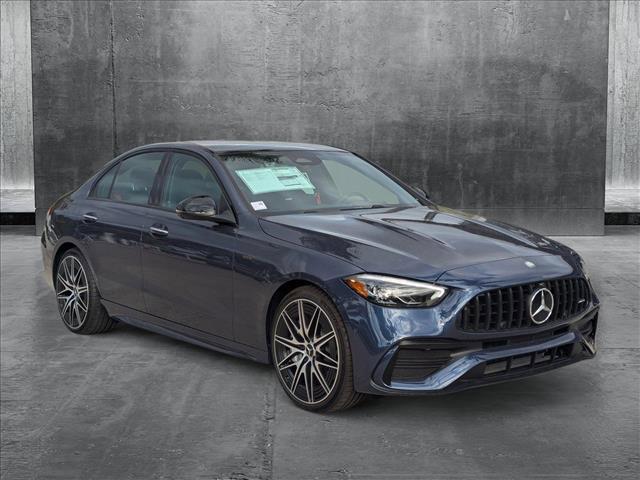 new 2025 Mercedes-Benz AMG C 43 car, priced at $70,840