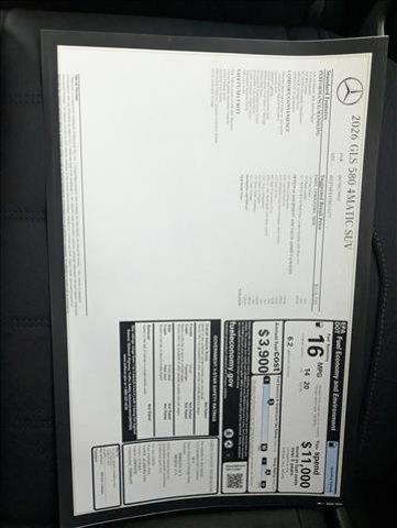 new 2026 Mercedes-Benz GLS 580 car, priced at $120,375