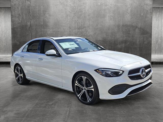 new 2025 Mercedes-Benz C-Class car, priced at $50,585