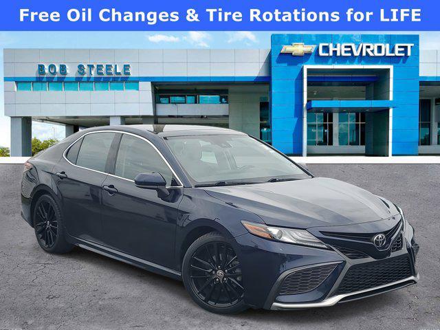 used 2021 Toyota Camry car, priced at $19,441