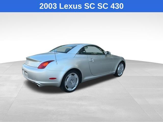 used 2003 Lexus SC 430 car, priced at $14,079