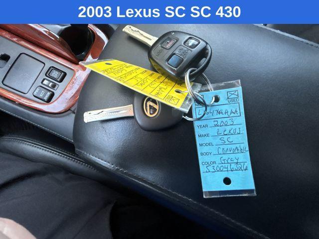 used 2003 Lexus SC 430 car, priced at $14,079