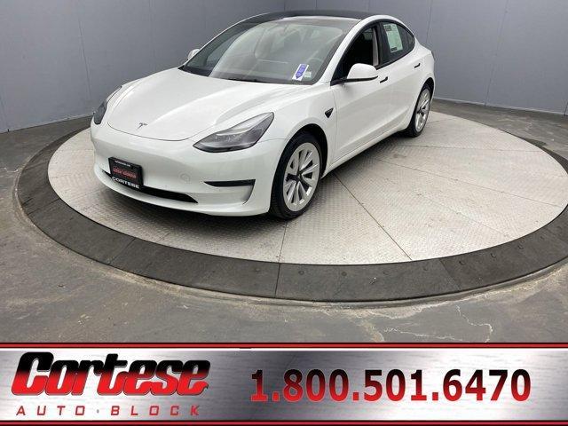 used 2022 Tesla Model 3 car, priced at $25,990