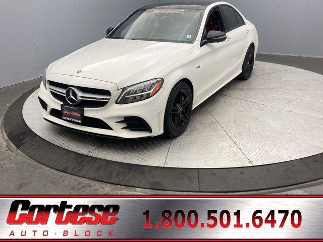 used 2019 Mercedes-Benz AMG C 43 car, priced at $31,990