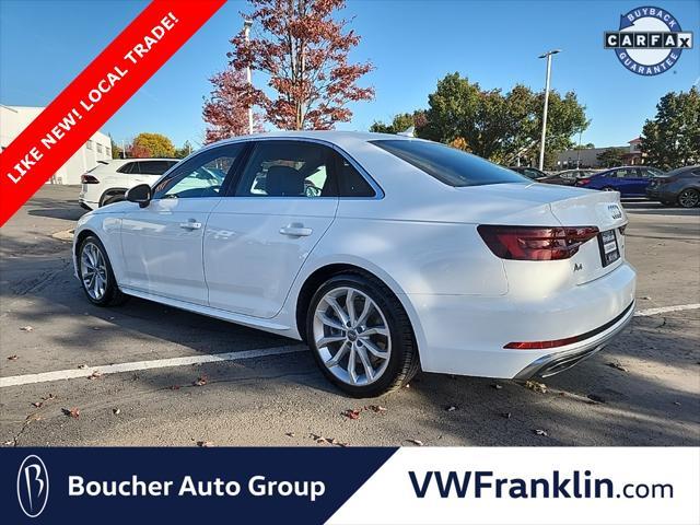 used 2019 Audi A4 car, priced at $20,999