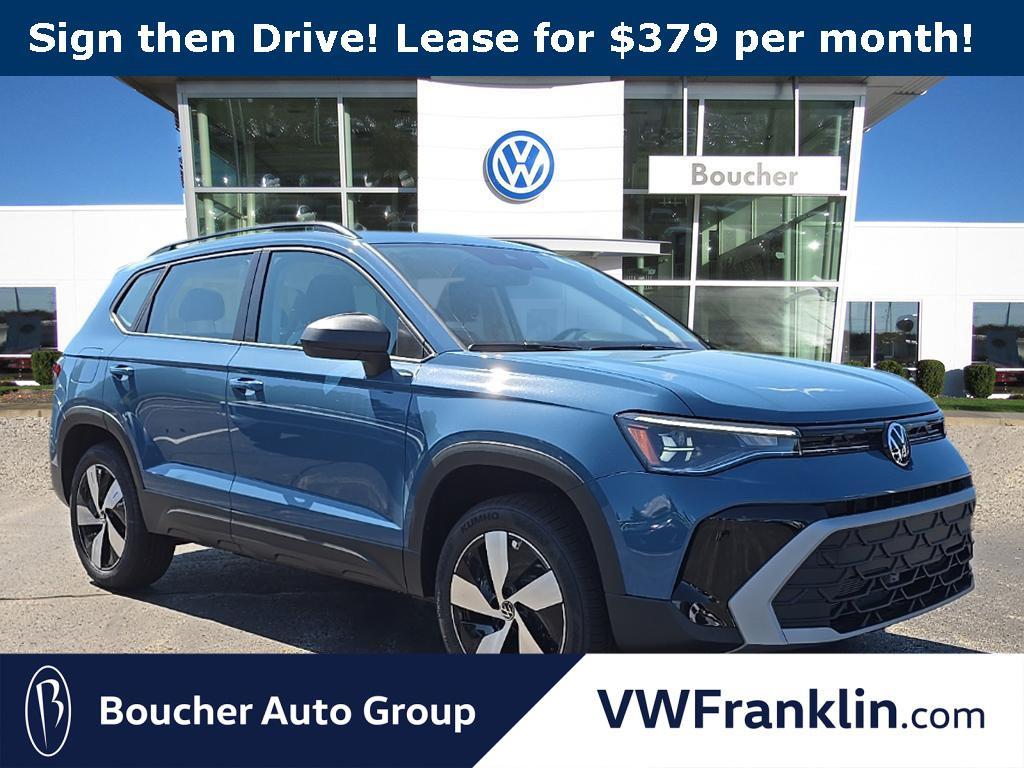 new 2025 Volkswagen Taos car, priced at $27,490