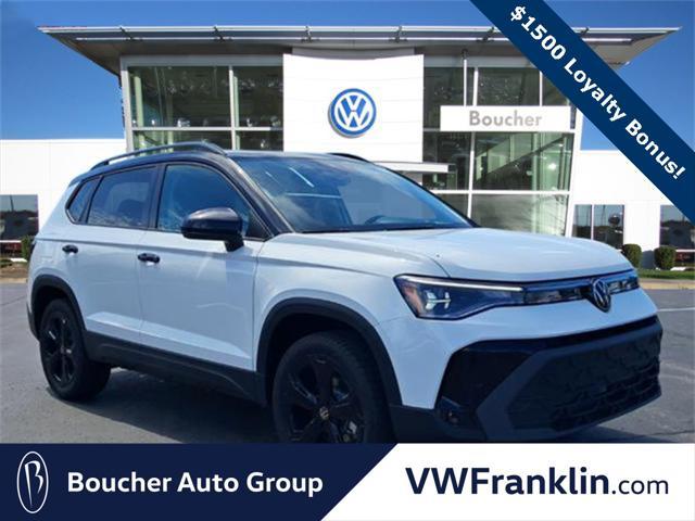new 2025 Volkswagen Taos car, priced at $33,116