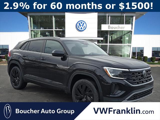 new 2025 Volkswagen Atlas Cross Sport car, priced at $44,103