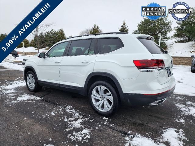 used 2022 Volkswagen Atlas car, priced at $30,890