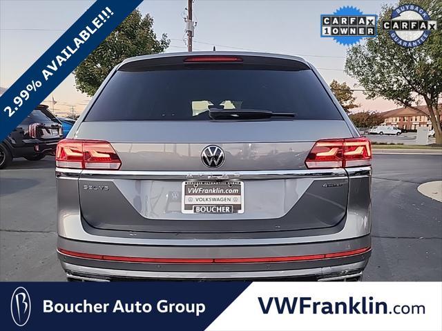 used 2023 Volkswagen Atlas car, priced at $32,999