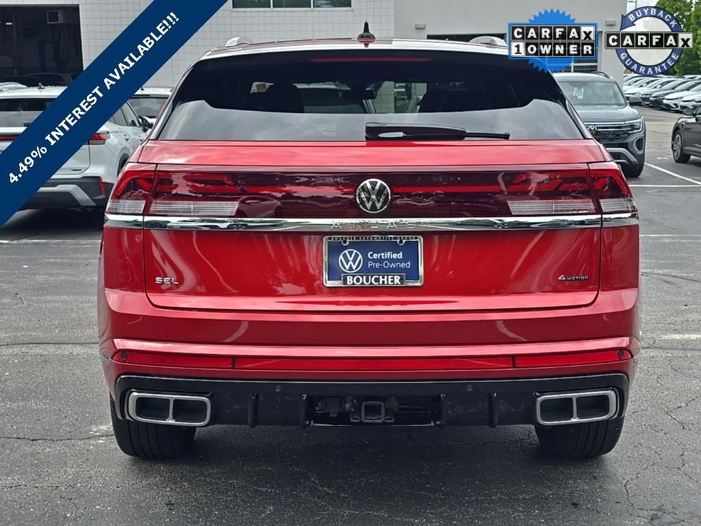 used 2024 Volkswagen Atlas Cross Sport car, priced at $37,890