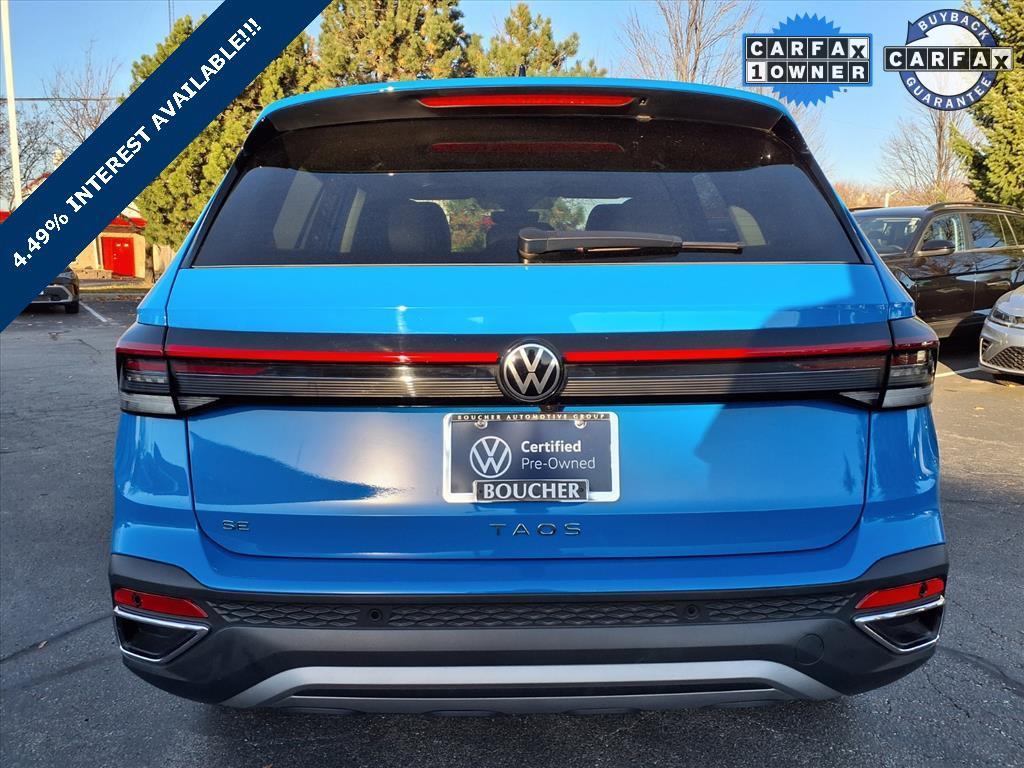 used 2025 Volkswagen Taos car, priced at $24,999