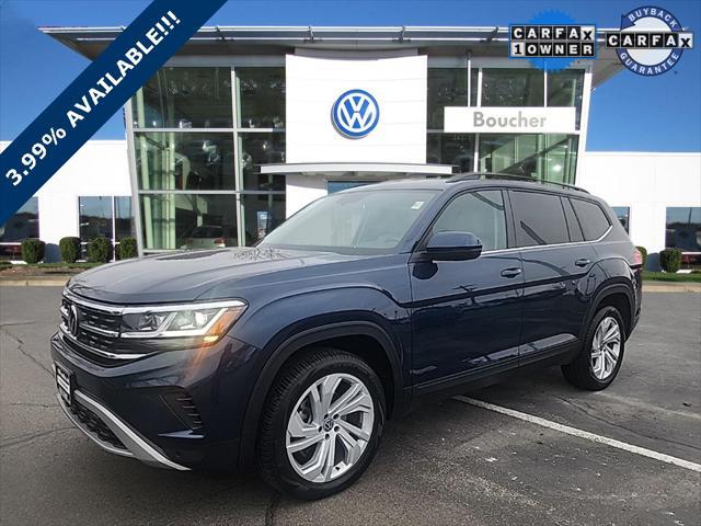 used 2021 Volkswagen Atlas car, priced at $28,490