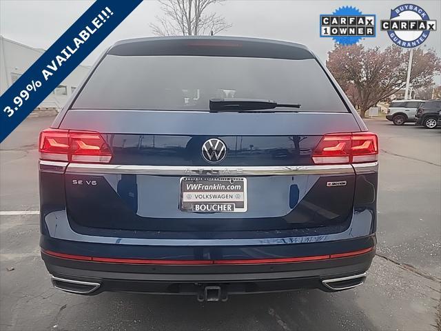 used 2021 Volkswagen Atlas car, priced at $27,890