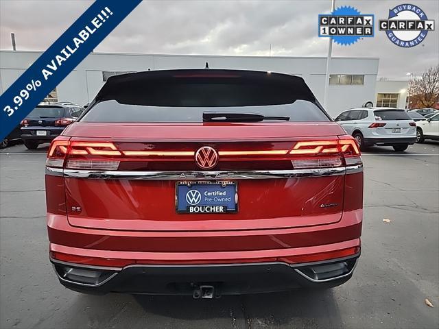 used 2024 Volkswagen Atlas Cross Sport car, priced at $37,999