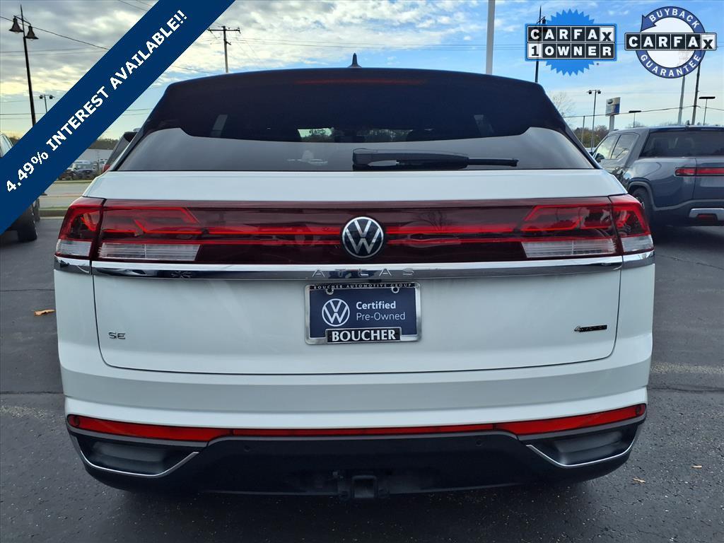 used 2025 Volkswagen Atlas Cross Sport car, priced at $34,999
