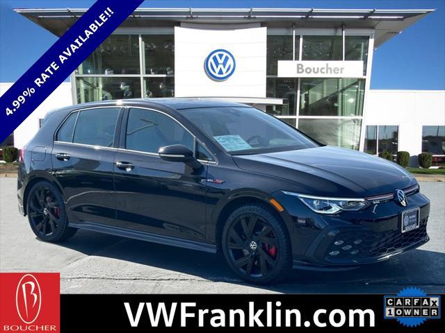 used 2023 Volkswagen Golf GTI car, priced at $35,490