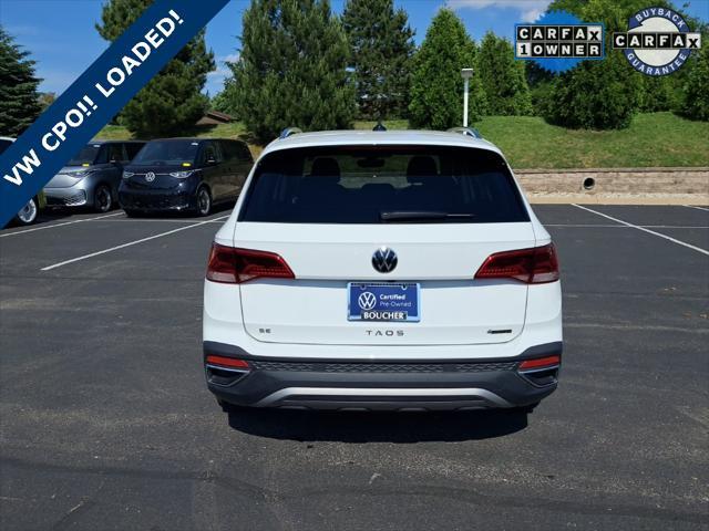 used 2022 Volkswagen Taos car, priced at $25,490