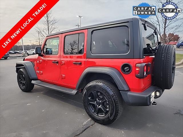 used 2018 Jeep Wrangler Unlimited car, priced at $21,999