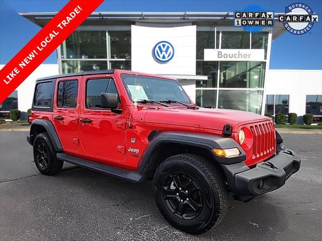 used 2018 Jeep Wrangler Unlimited car, priced at $21,999