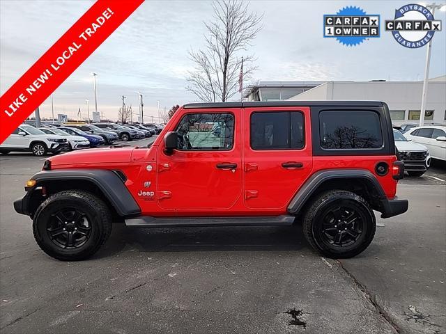 used 2018 Jeep Wrangler Unlimited car, priced at $21,999